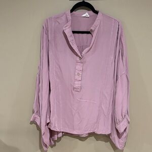 Unicorn tribe pink oversized top